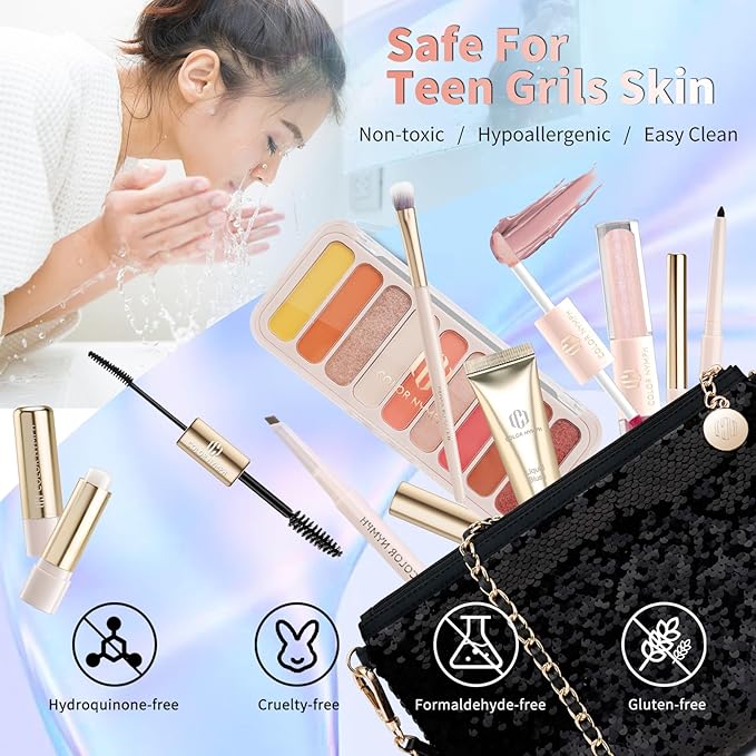 Color Nymph Teen Girls Makeup Kits, Makeup Set