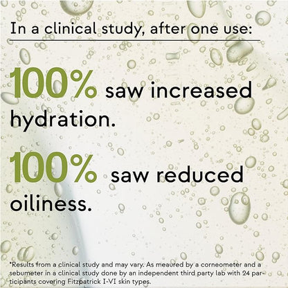 Cool as a Cucumber Hydralixir Face Serum, Hydrating Gel Facial Serum with Hyaluronic Acid, Beta Glucan, Aloe Vera, Intense Hydration, Vegan, Fragrance Free, Non Comedogenic, Oil Free, 1.7 FL Oz