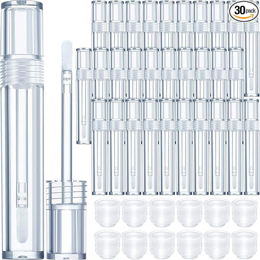 30 Pieces Empty Lip Gloss Tubes 5 ml Gloss