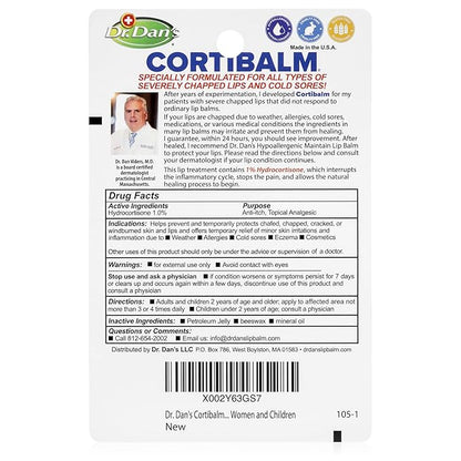 Dr. Dan's Cortibalm-5 pack- for Dry