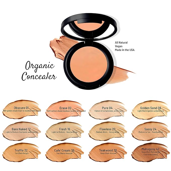 Mom's Secret 100% Natural Concealer, Organic, Vegan, Glute 11 oz