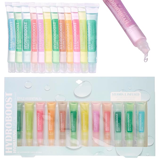 Expressions 12pc Lip Oil Set -