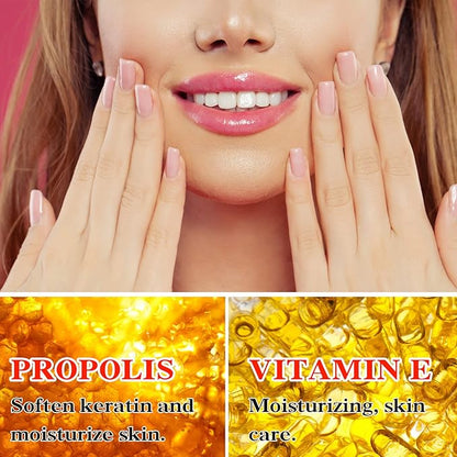 1PCS Bee Lip Balm Honey Pot,Honey Exfoliator