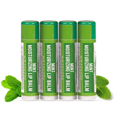Handmade Moisturizing Mint Lip Balm - Oil,