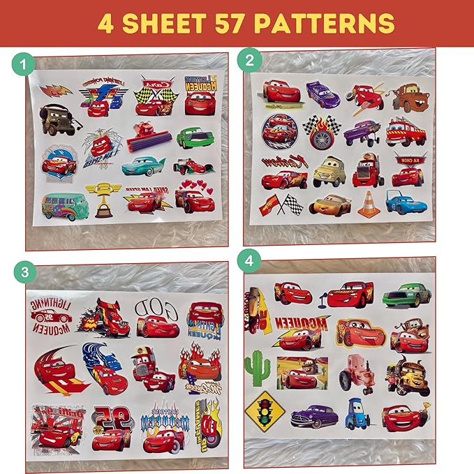 Racing Car For Kids Birthday Party Supplies, 57Pcs Birthday Decorations
