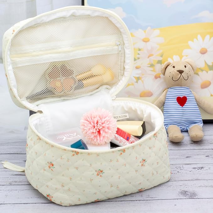 Pazimiik cotton makeup bag for