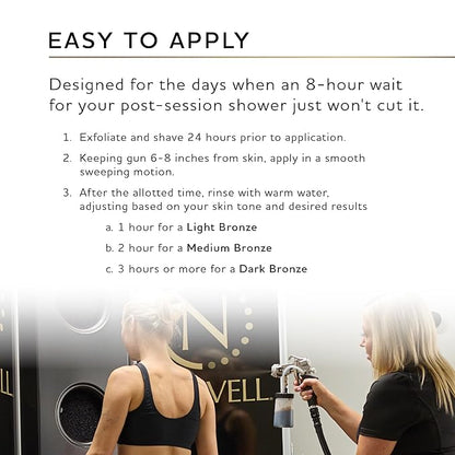 Norvell Premium Sunless Tanning Solution - One Hour Rapid, 1 Liter Box