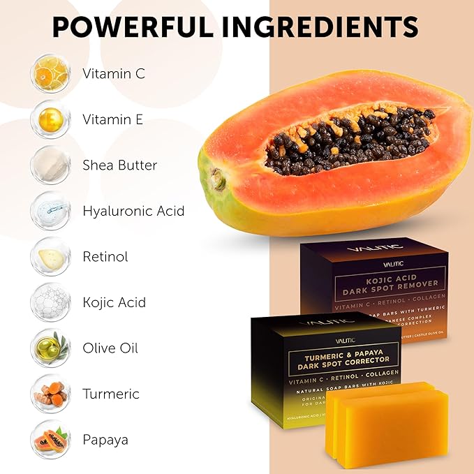 VALITIC Papaya and Turmeric Kojic Acid