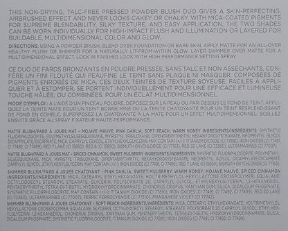 COVER FX Monochromatic Powder Blush Duo - Mojave Impact Color