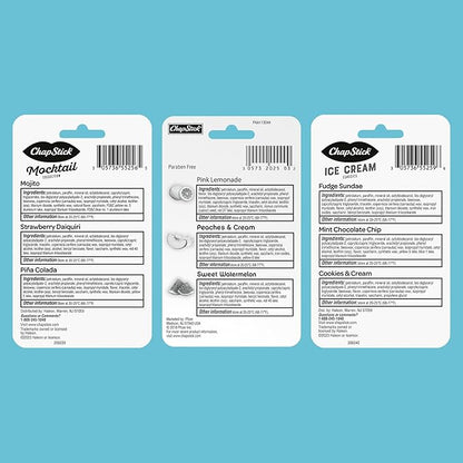 ChapStick Summer Variety Lip Balm Pack