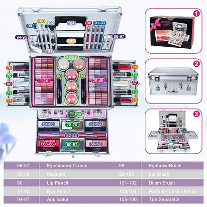 Make-up Box Set Multi-purpose Cosmetic Storage Beauty Case