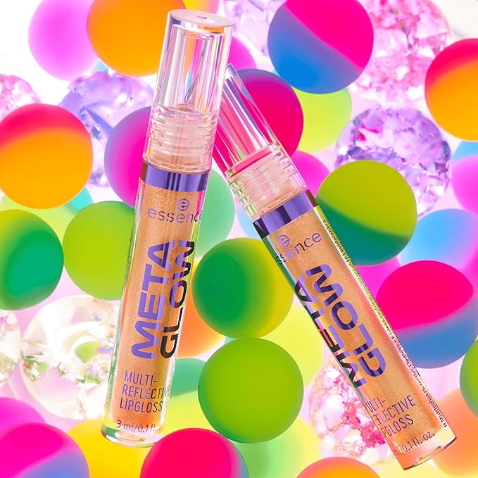essence | Meta Glow Multi-Reflective Lip Gloss | Golden Future)