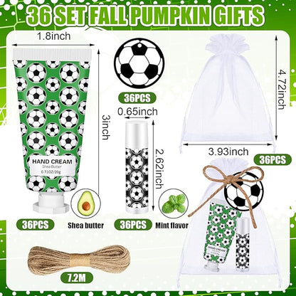 36 Sets Soccer Lip Balm Hand