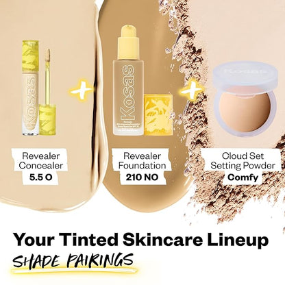 Kosas Revealer Concealer - Medium Coverage Makeup with 5.5 O)