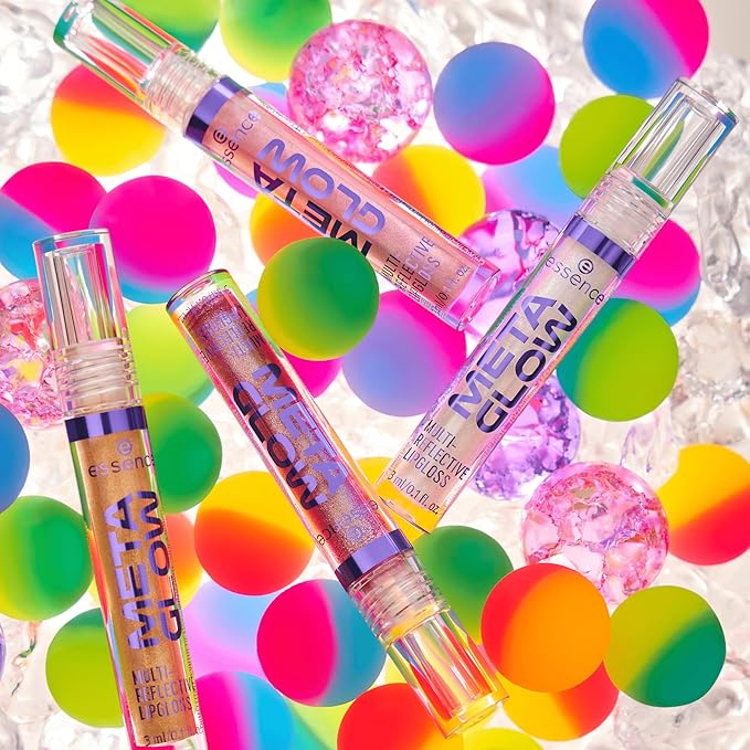 essence | Meta Glow Multi-Reflective Lip Gloss | Cyber Space)
