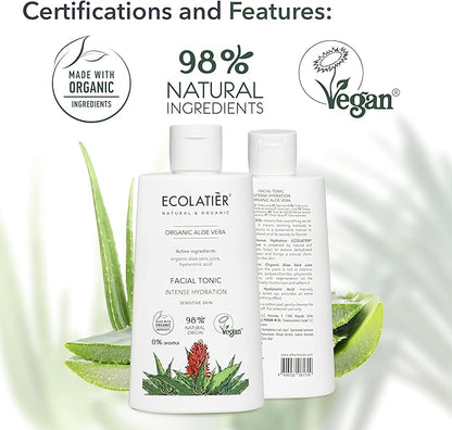 Organic Aloe Vera Facial Toner - 250ml