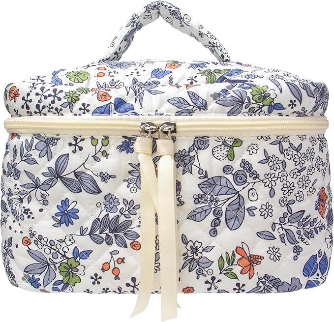 Pazimiik cotton makeup bag for