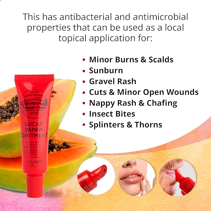 Lucas Pawpaw Lip Ointment, Lucas Pawpaw Balm