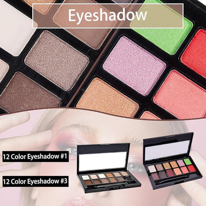 All In One Makeup Kit, Travel Makeup Kit,