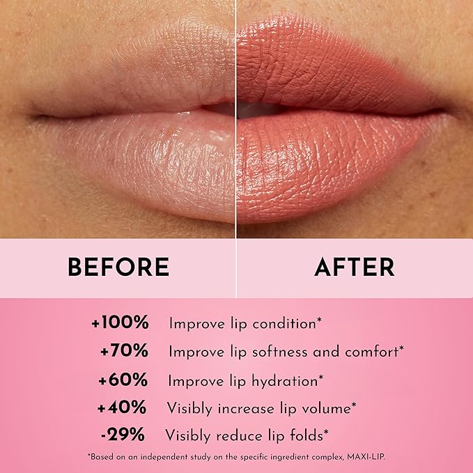 LAWLESS Forget the Filler Lip-Plumping Line-Smoothing Satin Cream Lipstick - Tropic - Natural Ingredients Smooth and Hydrate Lips for a Plumper, Fuller Look - 3.7g