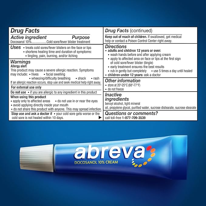 Abreva 10 Percent Docosanol Cold Sore Value