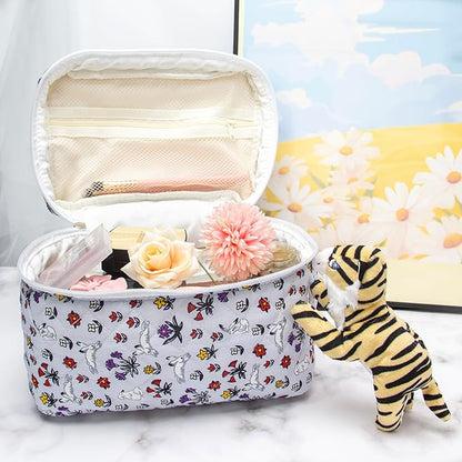 Pazimiik cotton makeup bag for