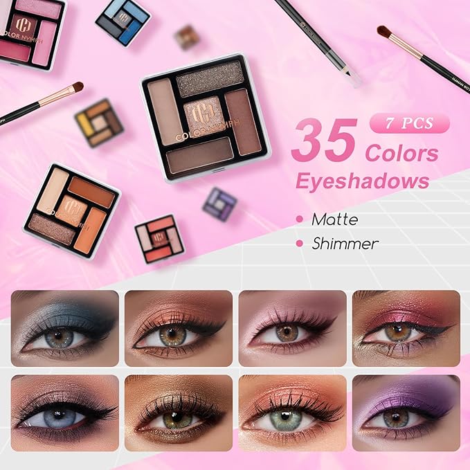 Color Nymph Starter Makeup Kit for Tweens Girls,