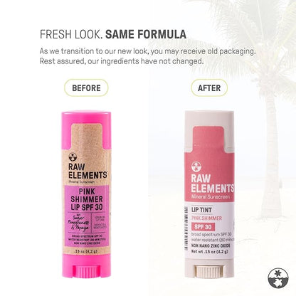 Raw Elements Organic Pink Lip Shimmer