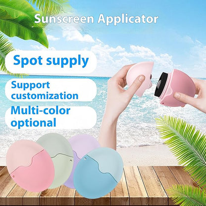 Sunscreen Applicator - Single Blue - BPA-Free Refillable Roll on Sponge Sunscreen, Suncream & Lotion Applicator For Kids, Adults & Families - Holds 1.9 fl oz, Perfect Size for Trave (Blue)