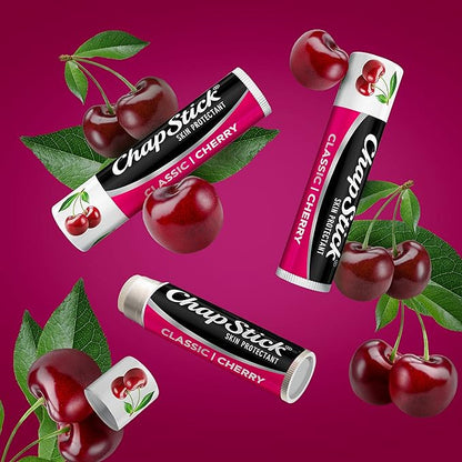 ChapStick Classic Cherry Lip Balm Tubes