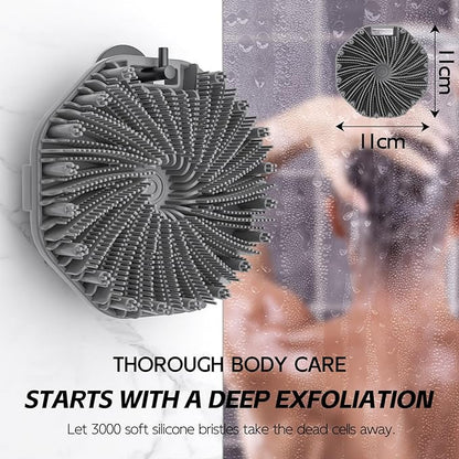 Silicone body scrubber, exfoliating body