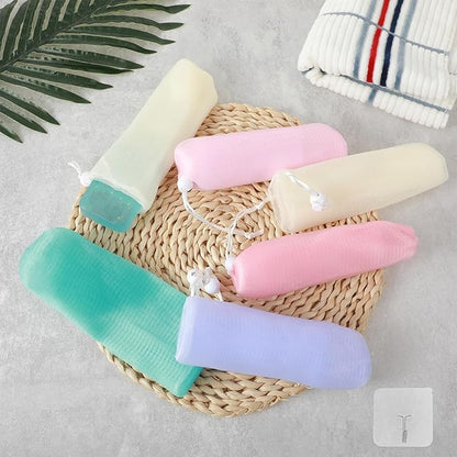 6Pcs Exfoliating Mesh Soap Bar Soap