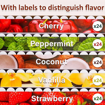 120 Pack Lip Balm Unlabeled, Natural