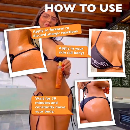 Tanning - Tanned af self Tanner or Snooki Tanning Lotion Piña Colada - Extra Shinning Skin Care Product - UV Filter with Vitamin E - 100% Sunscreen Colombian Product