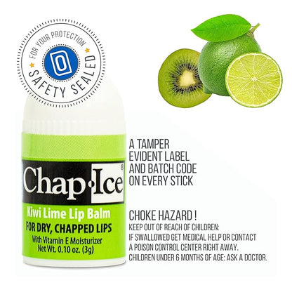Chap-Ice® | 12-Count Mini Kiwi Lime (0.10oz/3g