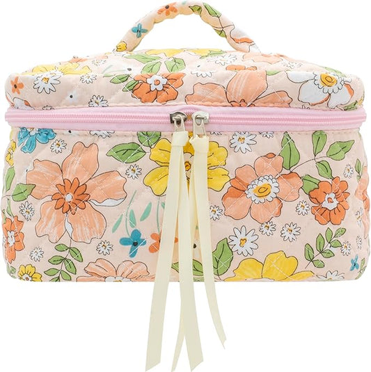 Pazimiik cotton makeup bag for