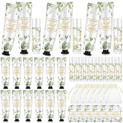 25 Set Wedding Lip Balms and Wedding(Greenery)