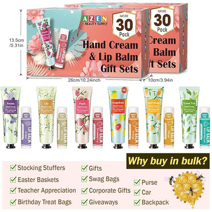 AZEN 60 Sets Hand Cream Bulk Guests