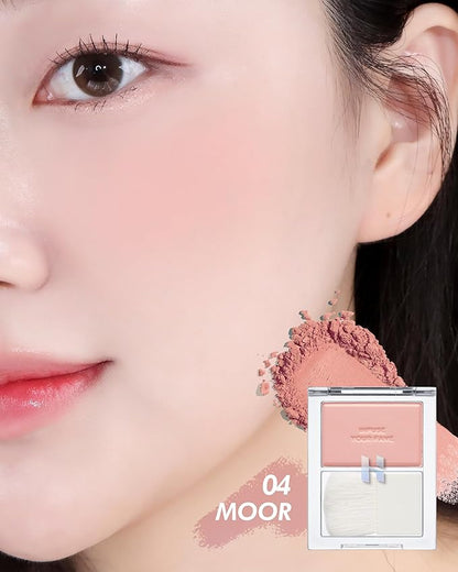 HOLIKA HOLIKA Infusing Blush with Brush - Lightweight,