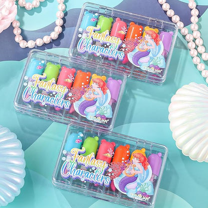 Color Change Plumping Lip Oil Set, Infuse Flowers Clear Lip Gloss for Lip Care, Natural Plant Hydrating Lip Glow Oil Toot Lip Oil, Nourishing, Non-sticky