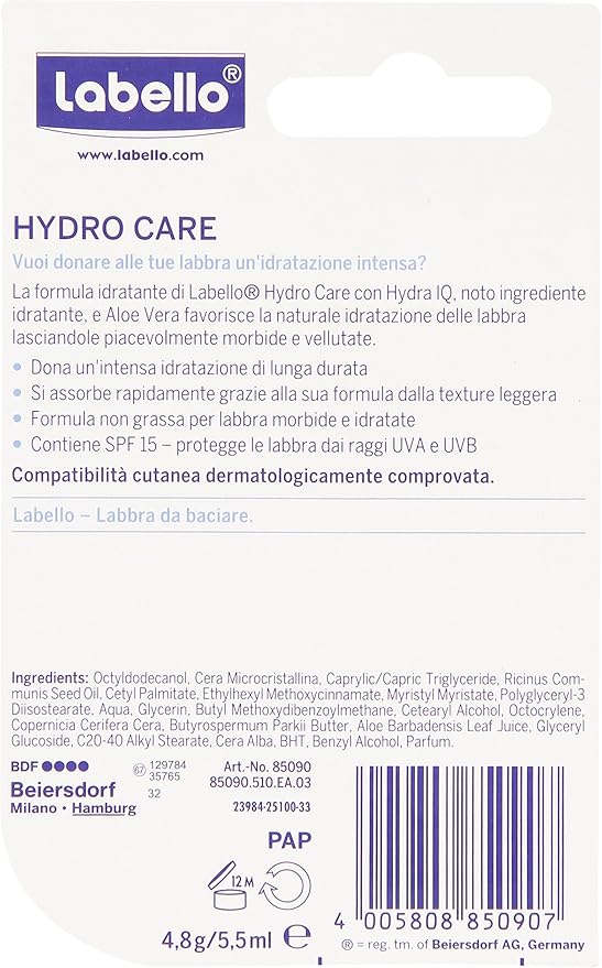 Labello Hydro Care Lip Balm 4.8 g
