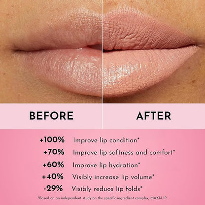 Lawless Forget the Filler Lip-Plumping Line-Smoothing Satin Cream Lipstick - Annie - Natural Ingredients Smooth and Hydrate Lips for a Plumper, Fuller Look - 3.7g