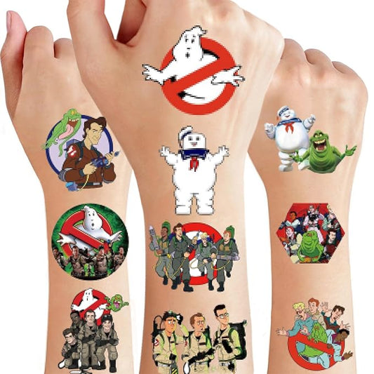 Ghost Birthday Party Supplies,8 Sheets 100Pcs Temporary Tattoos Gifts Favors
