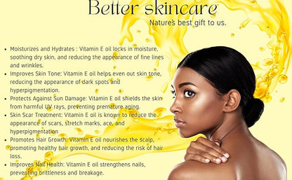 Organic Vitamin E Oil for Skin,