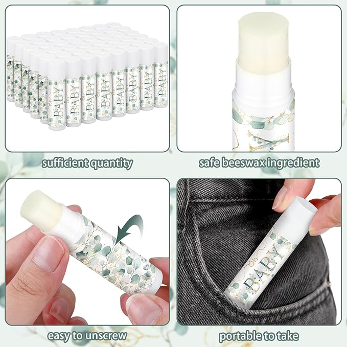 50 Pack Sage Green Baby Shower Gifts