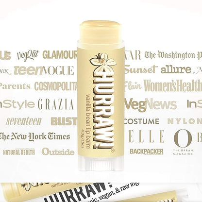 Hurraw! Vanilla Bean Lip Balm: Organic,