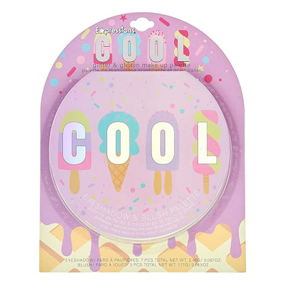 Expressions Cool Glisten & Glitter Makeup Palette 10