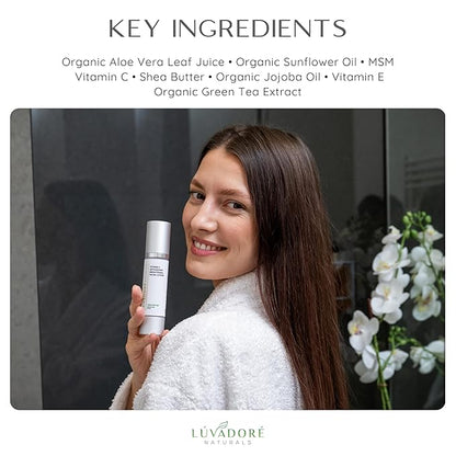 Vitamin C Skin Care Facial Lotion – Antioxidant Cream for Face – Deeply Hydrating Brightening Cream for Dark Spots, Uneven Skin Tone – Anti-Aging and Rejuvenating Formula