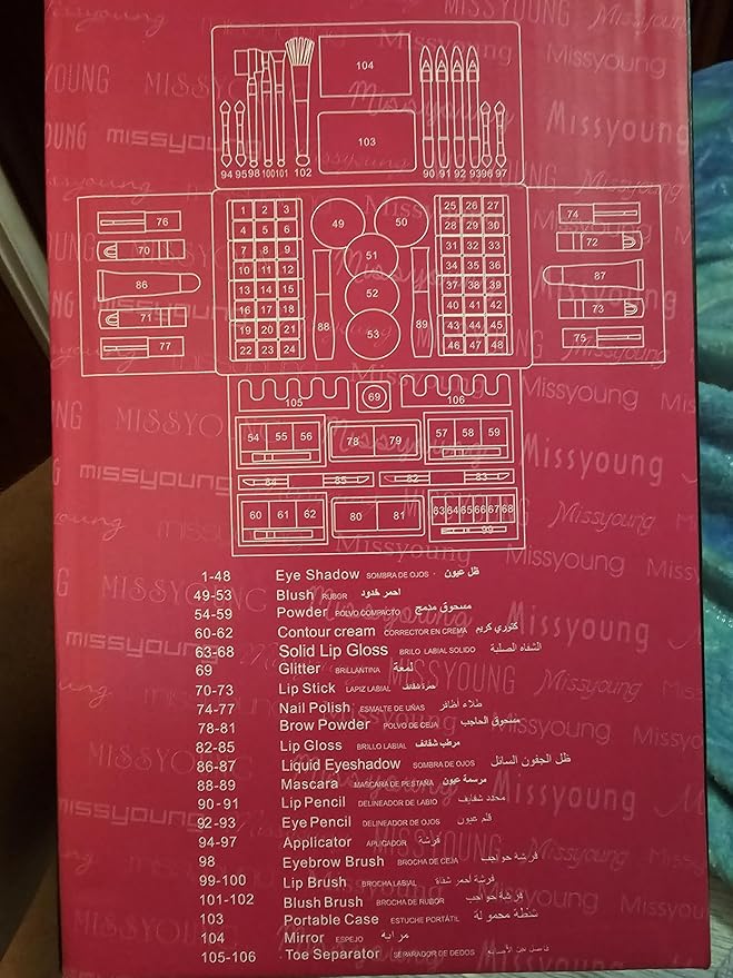 Huge makeup case kit 106pc girls