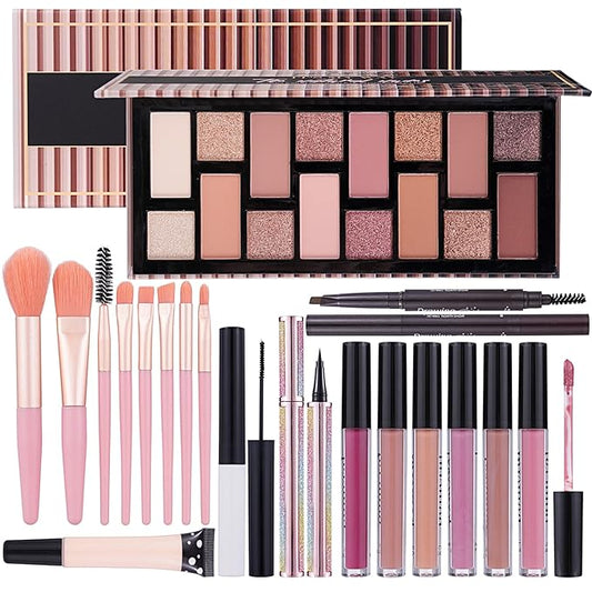 Teen Makeup Kit For Girl Include Eyeshadow Palette,Eyeliner,Makeup